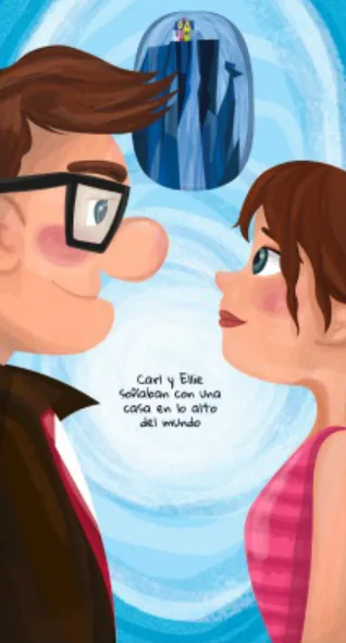 Ilustración de Carl y Ellie